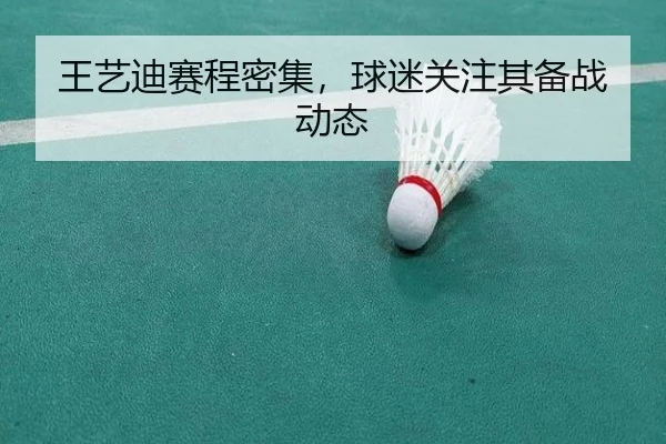 王艺迪赛程密集，球迷关注其备战动态